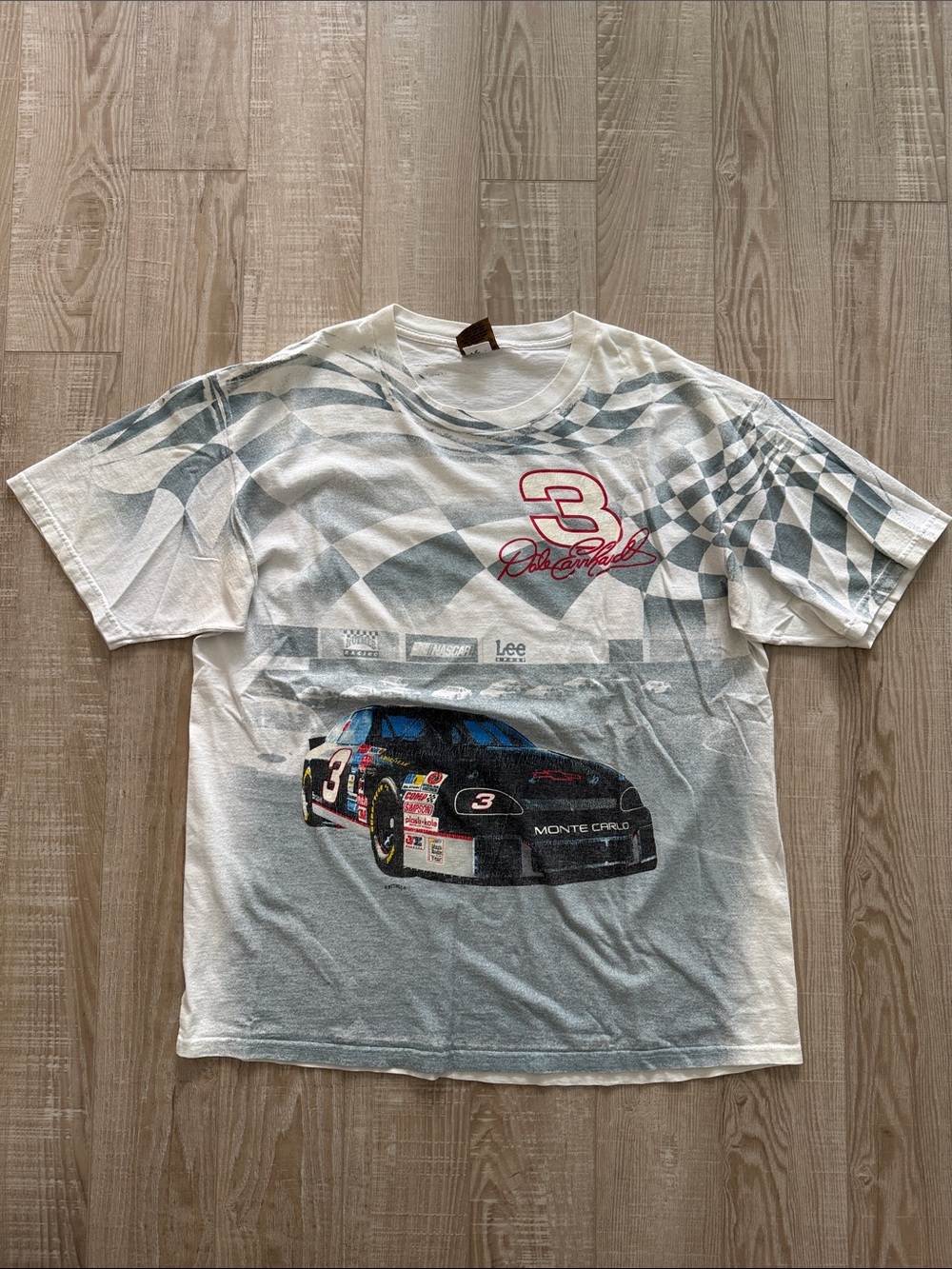1990s Dale Earnhardt AOP tee